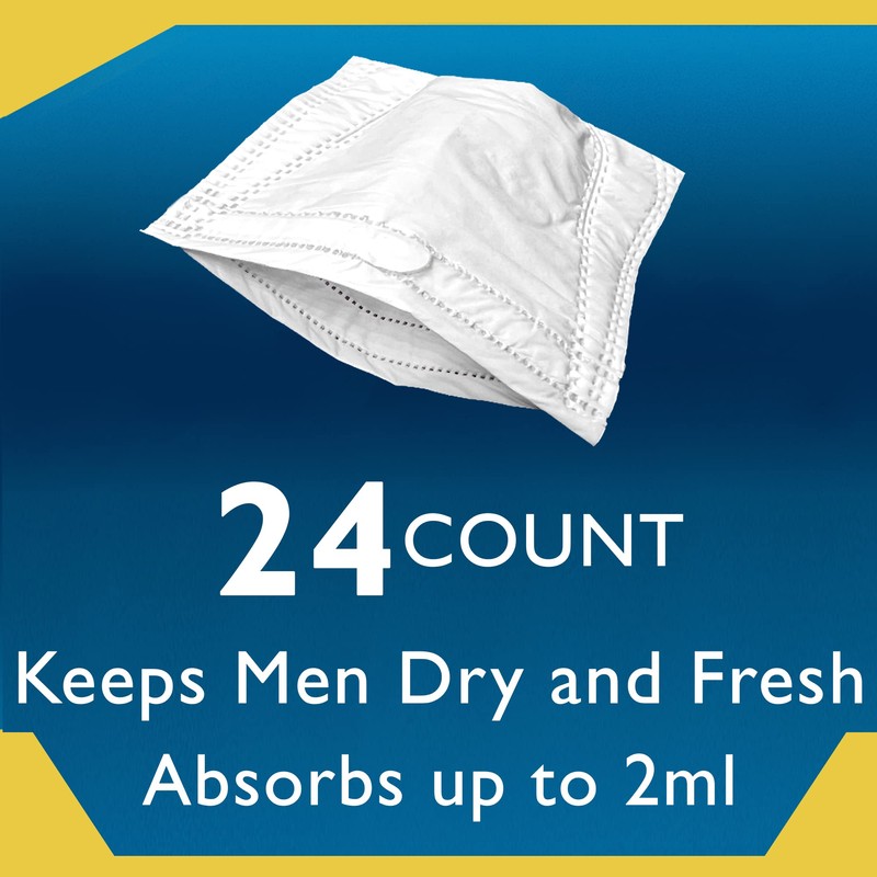 PROSTACOMFORT+ Hygienic Male Pad – 24 Pcs Incontinence Guards for