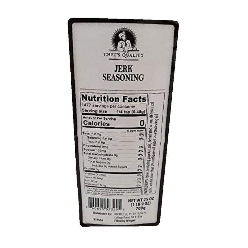 Chef's Quality Jerk Seasoning 25 OZ