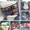 Powerruif Car Luggage Net, Double Layer Car Roof Storage, 90