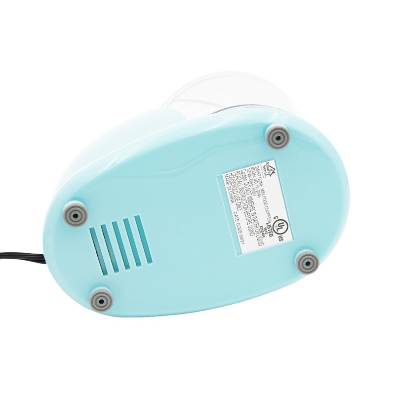 Smart Home Compact Mini 12 oz. Food Chopper, Blue