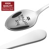 Vinsani 2 Pieces Coffee Engraved Spoons His & Hers Couple
