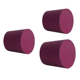 3X Bung Demijohn Rubber Cork - Solid NOT Drilled Un-Bored - Bottle Stopper