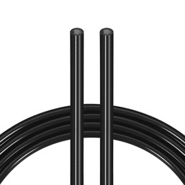 sourcing map Pneumatic Tubing, Air Compressor Tube Hose PU Air Line Hose 2.5mm ID x 4mm OD x 8m/26.2Ft Black