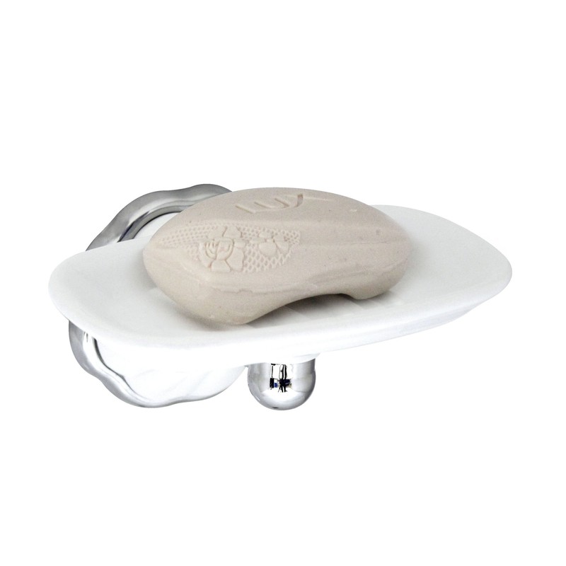 MODONA Double Robe & Towel Hook - White Porcelain &