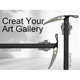 aeHave Command Broom Holder Wall Mount 6pcs - Mop Broom Garage Tool Organizer Wall Mount Self Adhesive Hanger for Kitchen Garden Bathroom Garage Camping Storage