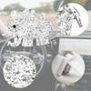 GLADFRESIT 2pcs Bling Car Air Freshener Crystal Car Diffuser Air