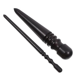 ULTECHNOVO 8pcs Leather Burnisher Tool Sandalwood Stick Craft Hand Tool Leather Polishing Kit Diy Project