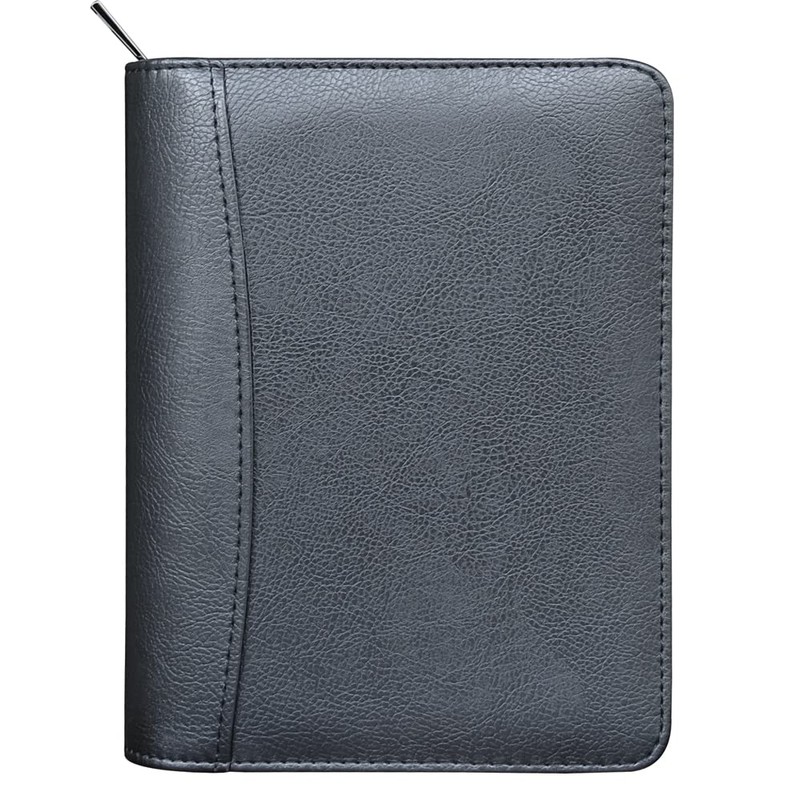 Fan&Ran Zipper Planner Organizer, Simulated Leather Undated Starter Set, A6/Personal