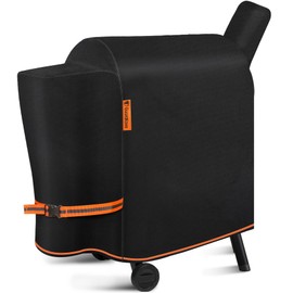 Grill Cover for Traeger Pro 22/575 Series BAC503, 2025 Upgraded 1000D Heavy Duty Waterproof Wood Pellet Smoker Cover, Tear & Fade Resistant with Buckle & Zippers, for Traeger Lil'Tex Elite, Eastwood