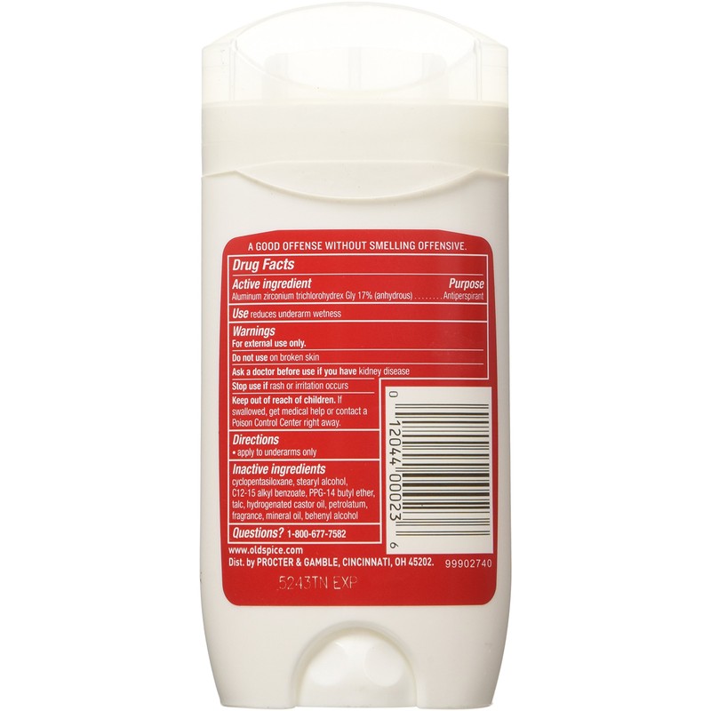 Old Spice High Endurance Long Lasting Stick Men's Anti-Perspirant and