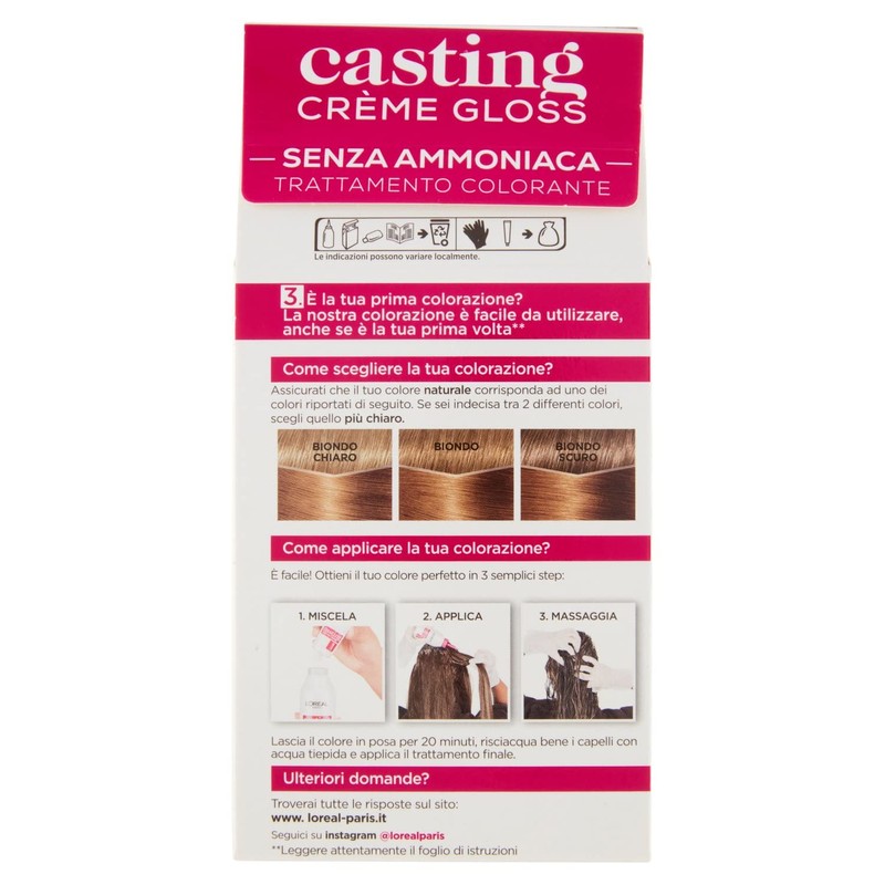 Hair Dye Casting Cream Gloss No Ammonia N700 Blonde