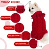 TONY HOBY Knitted Sweater, Warm Pet Clothes for Small Medium