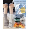 Vihir 4Pairs Kids Wool Socks, Warm & Comfortable