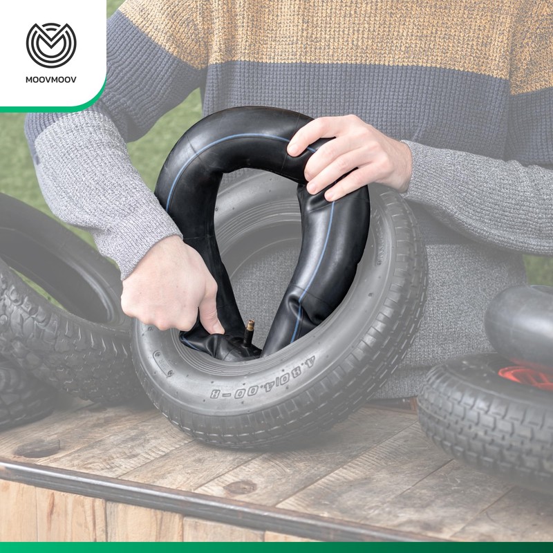 MOOVMOOV Inner Tube 4.80/4.00-8 Straight TR13 Valve (x2) - Replacement