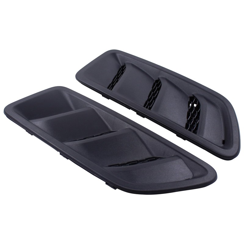 MOTOKU Driver and Passenger Side Hood Vent Bezel for Jeep