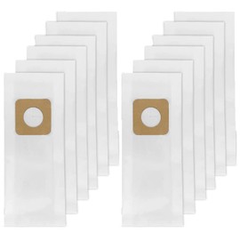 LEFITPA Replacement 12-Pack PU-2 Vacuum Bags for Panasonic and Sharp Upright U U-3 U-6