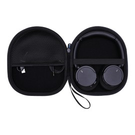 Carrying Case Compatible with Sony WH-1000XM4, WH-CH720N, WH-1000XM5, WH-CH520, ULT WEAR, WHCH710N, WH-CH510 Headphones, Travel Black Hard Shell by DR·AMIU
