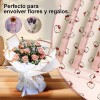 40 Hoja Papel Celofán Coreano Para Ramos Y Arreglos Florales