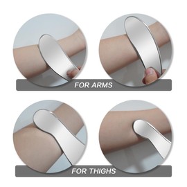 LOYALNOX Stainless Steel Gua Sha Massage Tool, IASTM Tools,Gua Sha Tool,Body Physical Therapy for Back, Legs, Arms, Neck, Shoulder Tool,Myofascial Release Tool