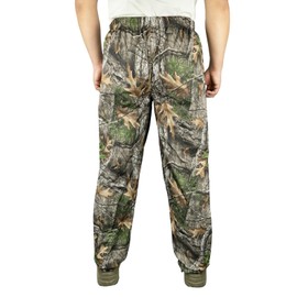 LOOGU Waterproof Rain Pants, Camo Hiking Pants Windproof Outdoor Pants Lightweight Waterproof Pants