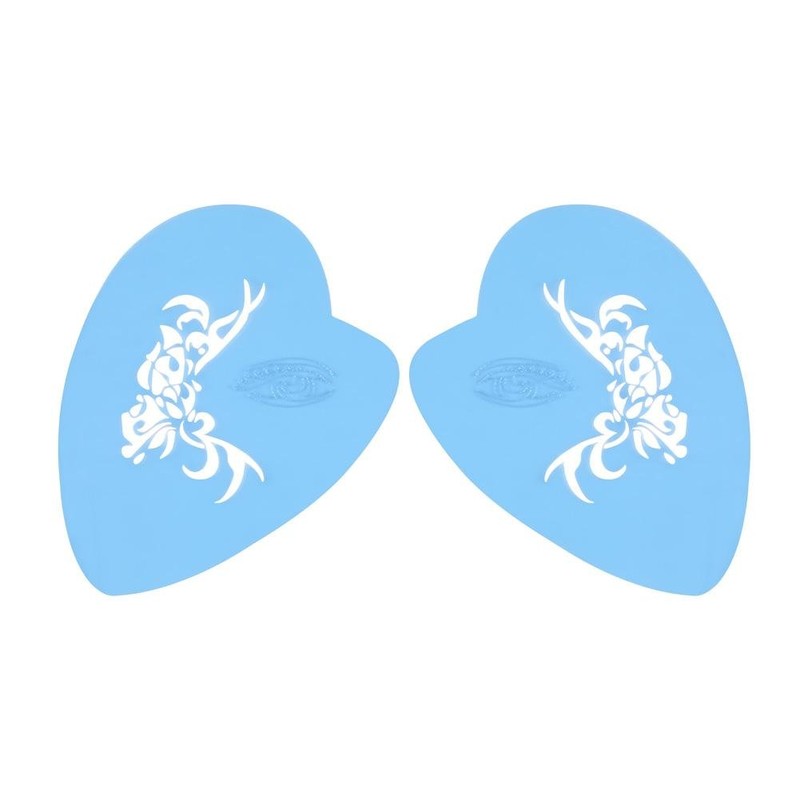 7 Styles/Set Reusable DIY Face Painting Makeup Stencil Body Painting