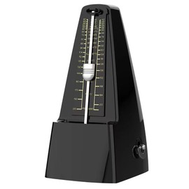 Mechanical Metronome,Universal Metronome for Piano Guitar Violin Bass Drum,High Precision Track Beat and Tempo (Black)