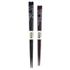 Couple Chopsticks Octagonal Owl Black Red Dishwasher Safe Design Paulownia