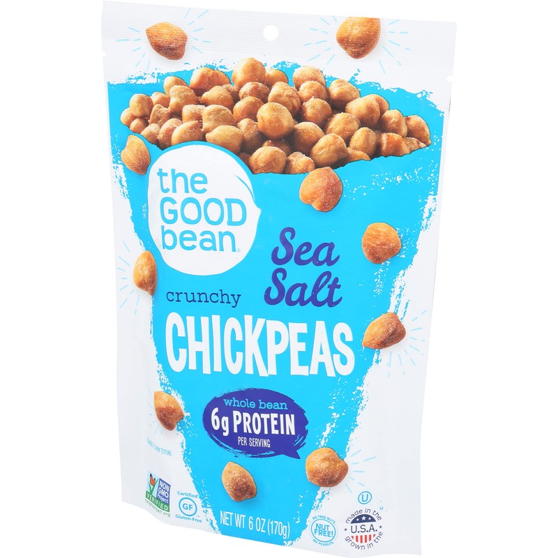 The Good Bean Chickpea Snack-Sea Salt-6 oz