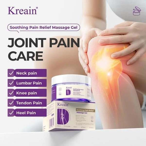 Kreain Rapid Relief Muscle Therapy Gel – Soothes knees, lumbar,