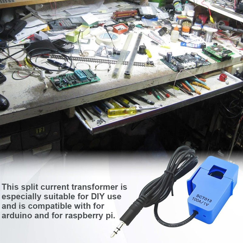 DAOKAI SCT-013-000 Non-Invasive Split Core Current Transformer AC 100A/1V +