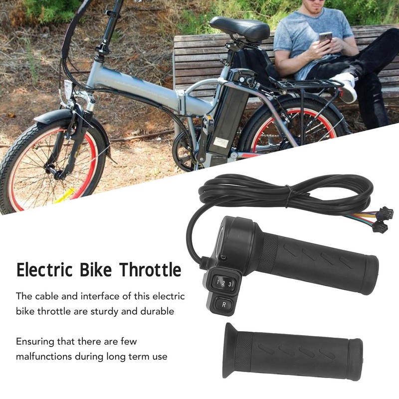 1 Pair Electric Bike Twist Throttle Electric Bicycle Scooter Throttle