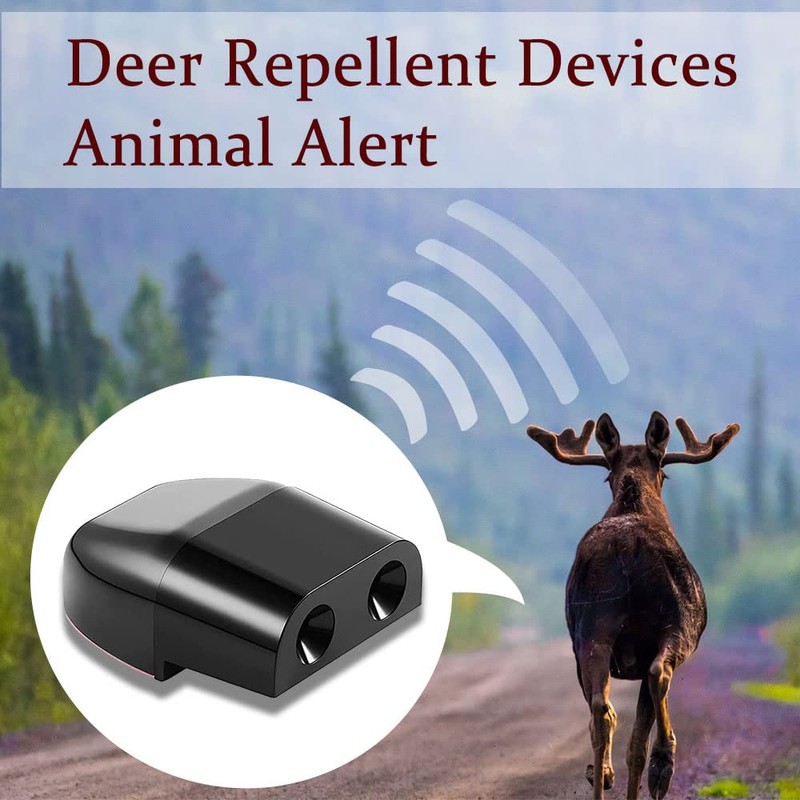 DWARFOO 2 Pack Deer Whistles, Animal Warning Devices for Car