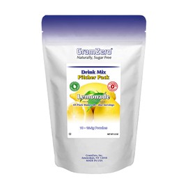 GramZero Lemonade, Sugar Free Drink Mix, Pitcher Pack, Great For Nutrition Club Loaded Tea, Zero Calorie, Stevia Sweetened