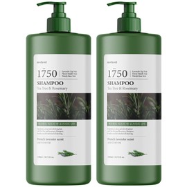 1+1 Märgent Coconut Oil Deep Cleansing Shampoo 1500ml Large Capacity Mildly Acidic Perfume Scented Hair Salon Smell from the Top of the Head Teenagers - 1+1 Tea Tree and Rosemary Shampoo / 1+1 메르헨트 코코넛오일 딥클렌징 샴푸 1500ml 대용량 약산성 퍼퓸 향좋은 미용실 정수리냄새 청소년 사춘기 - 1+1 티트리 앤 로즈마리 샴푸