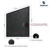 SHADEPLUS RV Awning Side Shade 9'X7',Black Mesh RV Awning Shade