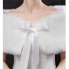 Bridal Stole Faux Fur Festive Stole Women's Elegant Evening Stole