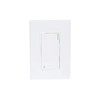iGOTO PB512 Placa con 1 apagador de escalera, Color blanco