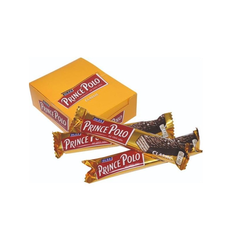 PRINCE POLO DARK CHOCOLATE COVERED WAFER CLASSIC 17.5g (PACK OF