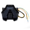 MZS Motorcycle Tail Light, LED Integrated Turn Signal Blinker Brake