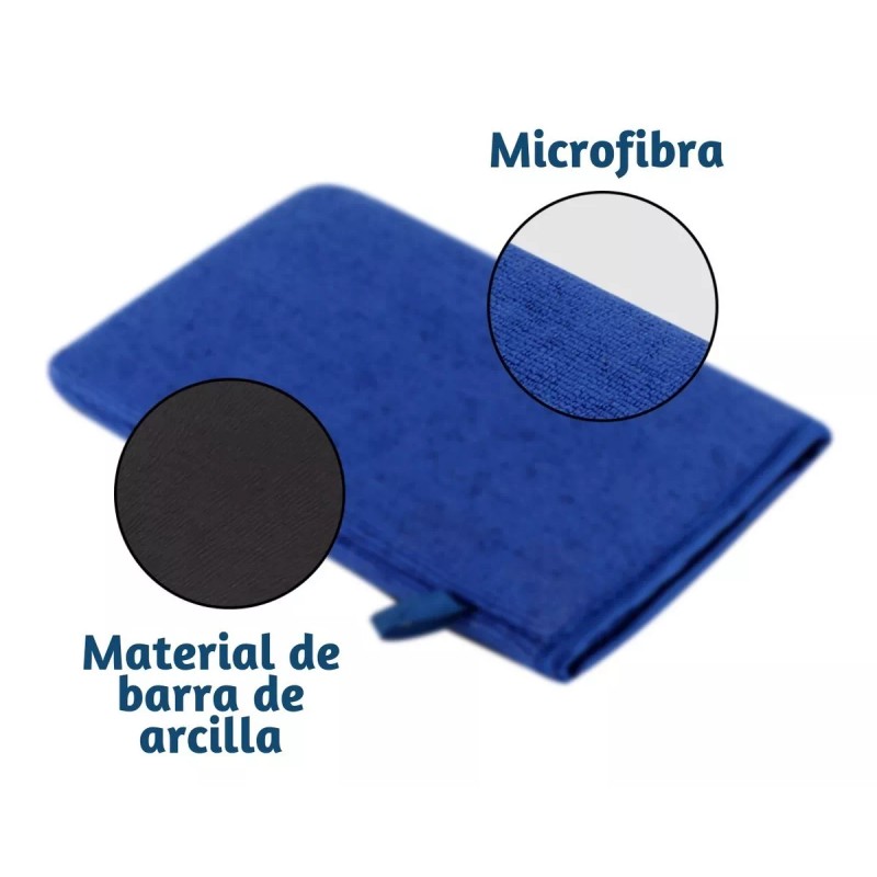 Universo en Linea Guante Doble Cara Micro Fibra Limpieza Auto