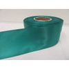 2 metres of 50mm Satin Ribbon Jade Dark Green Double