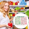 BOXOB Kidney Friendly Food Chart Magnet for Refrigerator, 14x10in Magnetic