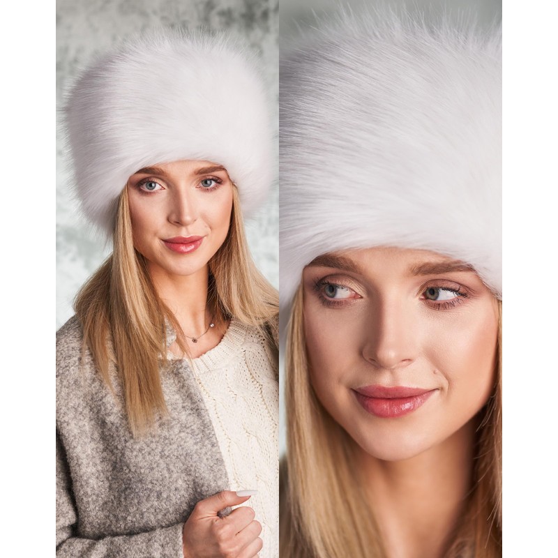Futrzane Classic Cossack Hat – Fur Hat Women's Winter –