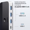UGREEN Switch KVM USB 3.0 de 4 Puertos para 2