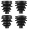 Caltric 2 Front Axle Inner Outer CV Boot Kit for