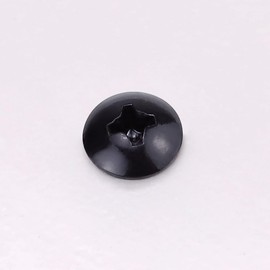 RoyceMart #10 x 1-1/4" (50 Pack) Stainless Steel Phillips Truss Head Wood Screws, Stainless Steel 304 (18-8), Truss Head Sheet Metal Screws Self Tapping Screws, Black Coated