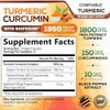 Nature's Nutrition | Cúrcuma con BioPerine 1950mg | Soporte Articular