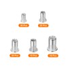 sourcing map 100Pcs Rivet Nuts, #6-32, #8-32, #10-24, #10-32, 1/4"-20