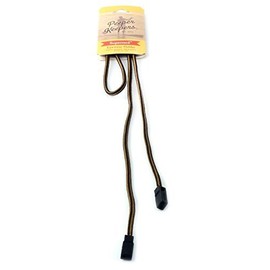 Peeper Keepers Eyeglass/Sunglass 27" Inch Retainer Cord Lanyard Black-Brown Stripe