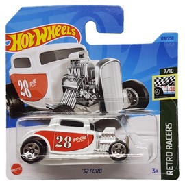 Hot Wheels - ´32 Ford - Retro Racers 7/10 - HKH04 - Short Card - SoCal - White - Mattel 2023